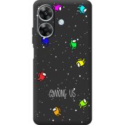 Чорний чохол BoxFace Realme Note 60 Among Us Invisible