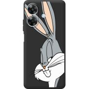 Чорний чохол BoxFace Realme Note 60 Lucky Rabbit