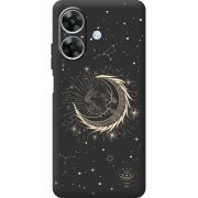 Чорний чохол BoxFace Realme Note 60 Moon