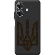 Чорний чохол BoxFace Realme Note 60 Ukrainian Trident
