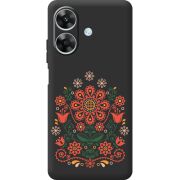 Чорний чохол BoxFace Realme Note 60 Ukrainian Ornament