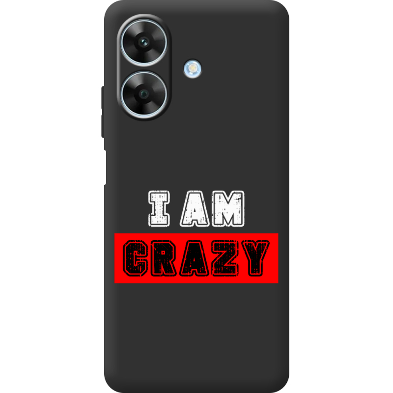 Чорний чохол BoxFace Realme Note 60 I'm Crazy