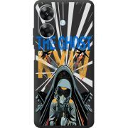 Чорний чохол BoxFace Realme Note 60 Привид Києва в дії
