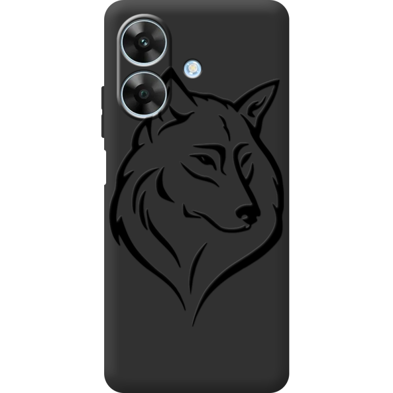 Чорний чохол BoxFace Realme Note 60 Wolf