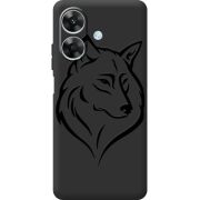 Чорний чохол BoxFace Realme Note 60 Wolf