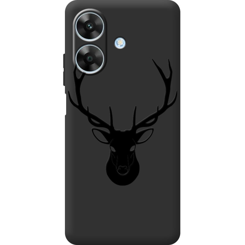 Чорний чохол BoxFace Realme Note 60 Deer