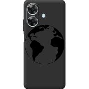 Чорний чохол BoxFace Realme Note 60 Earth