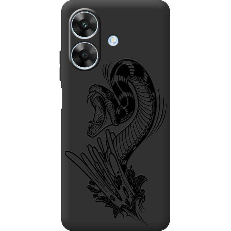 Чорний чохол BoxFace Realme Note 60 Snake