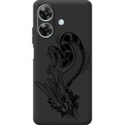 Чорний чохол BoxFace Realme Note 60 Snake