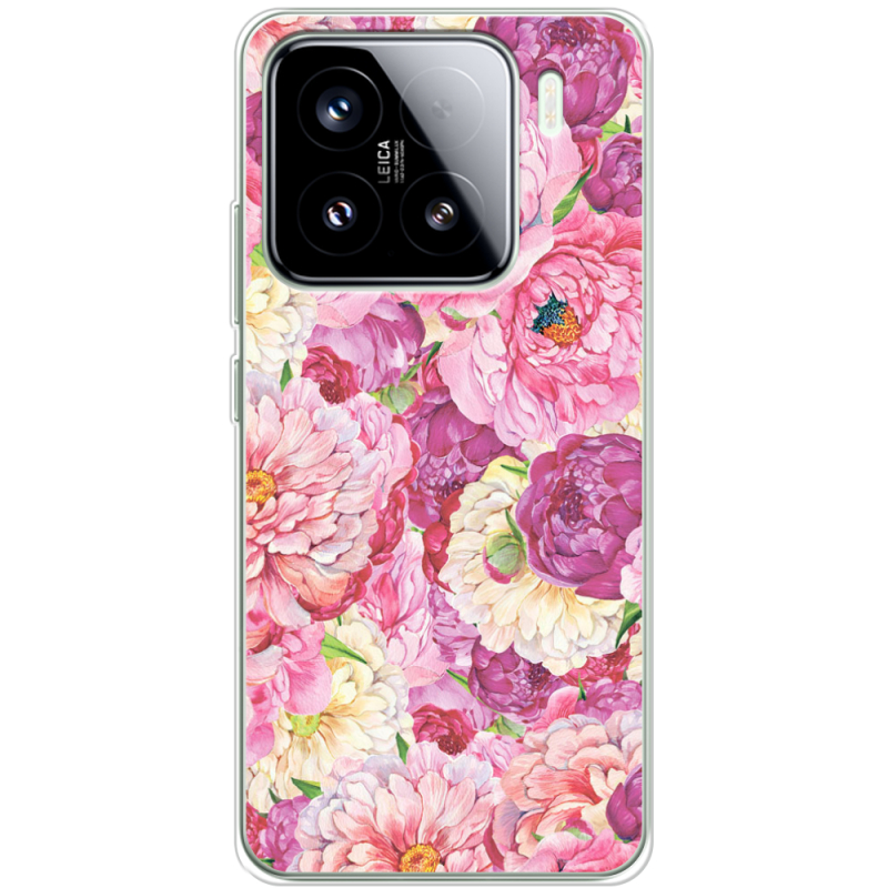 Чохол BoxFace Xiaomi 15 Pink Peonies