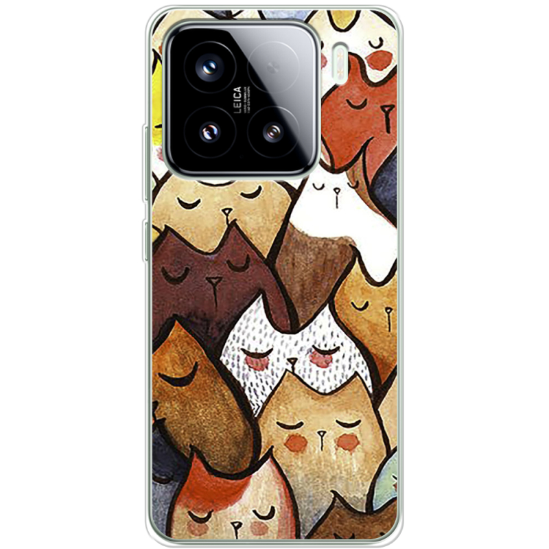 Чохол BoxFace Xiaomi 15 Sleepy Cats