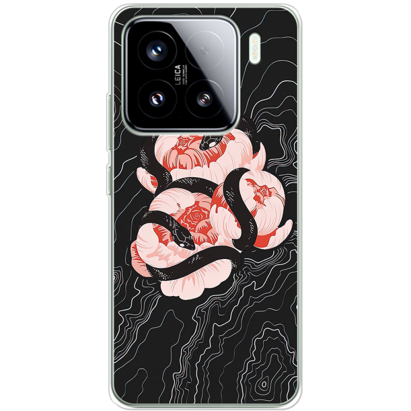 Чохол BoxFace Xiaomi 15 Snake Rose