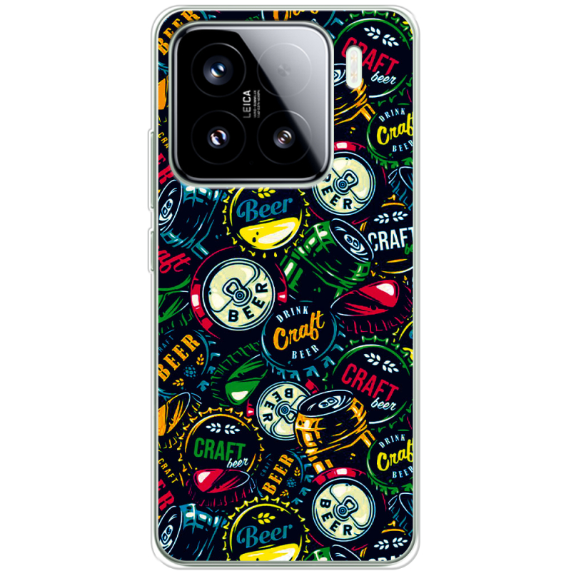 Чохол BoxFace Xiaomi 15 Bottle Caps