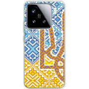 Чохол BoxFace Xiaomi 15 Тризуб Вишивка