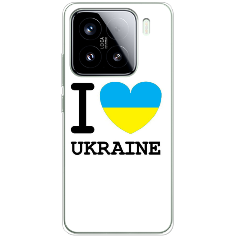 Чохол BoxFace Xiaomi 15 I love Ukraine