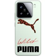 Прозорий чохол BoxFace Xiaomi 15 Wild Cat