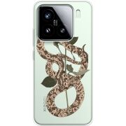 Прозорий чохол BoxFace Xiaomi 15 Glamor Snake