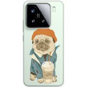 Прозорий чохол BoxFace Xiaomi 15 Dog Coffeeman