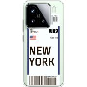 Прозорий чохол BoxFace Xiaomi 15 Ticket New York
