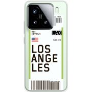Прозорий чохол BoxFace Xiaomi 15 Ticket Los Angeles