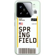 Прозорий чохол BoxFace Xiaomi 15 Ticket Springfield