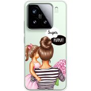 Прозорий чохол BoxFace Xiaomi 15 Super Mama and Daughter