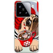 Прозорий чохол BoxFace Xiaomi 15 Winter Puggy