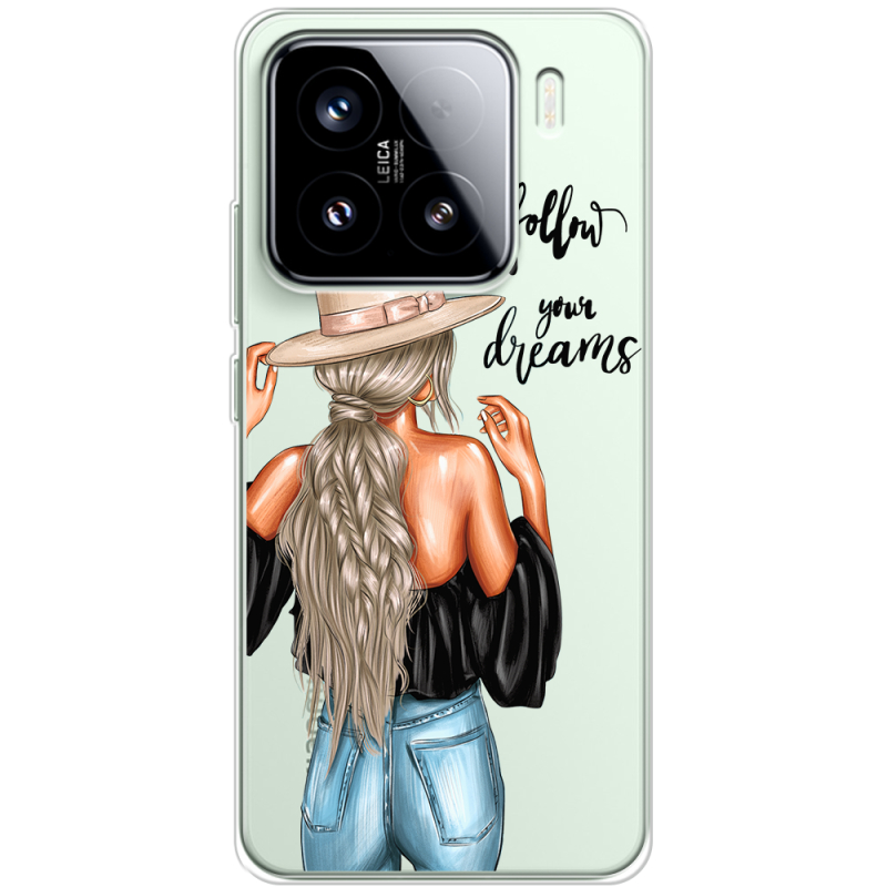 Прозорий чохол BoxFace Xiaomi 15 Follow Your Dreams