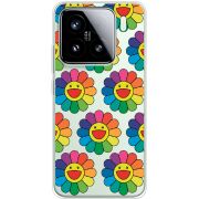 Прозорий чохол BoxFace Xiaomi 15 Hippie Flowers