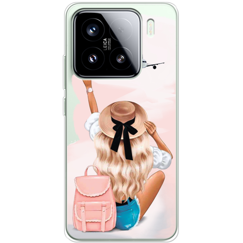 Прозорий чохол BoxFace Xiaomi 15 Travel Girl
