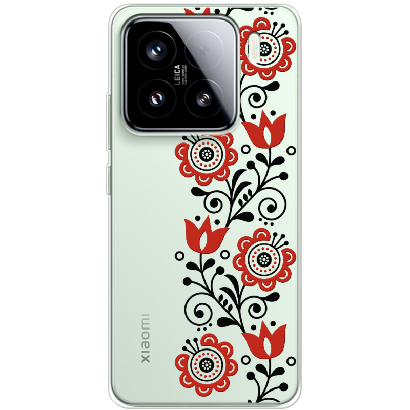 Прозорий чохол BoxFace Xiaomi 15 Ethno Ornament