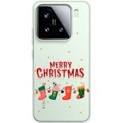 Прозорий чохол BoxFace Xiaomi 15 Merry Christmas