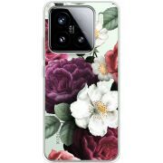 Прозорий чохол BoxFace Xiaomi 15 Floral Dark Dreams