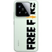 Прозорий чохол BoxFace Xiaomi 15 Free Fire Black Logo