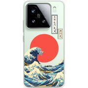 Прозорий чохол BoxFace Xiaomi 15 Большая волна в Канагаве