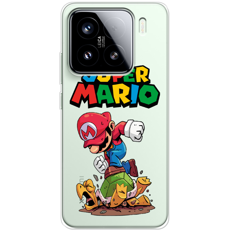 Прозорий чохол BoxFace Xiaomi 15 Super Mario