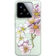 Прозорий чохол BoxFace Xiaomi 15 Cherry Blossom
