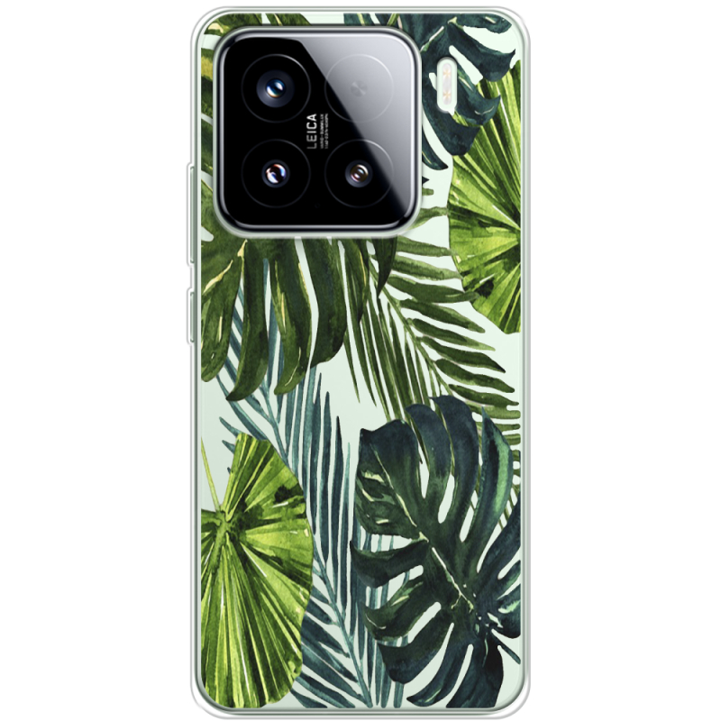 Прозорий чохол BoxFace Xiaomi 15 Palm Tree