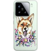 Прозорий чохол BoxFace Xiaomi 15 Winking Fox