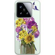 Прозорий чохол BoxFace Xiaomi 15 My Bouquet