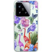 Прозорий чохол BoxFace Xiaomi 15 Flamingo