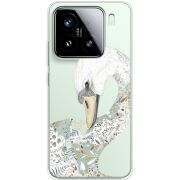 Прозорий чохол BoxFace Xiaomi 15 Swan