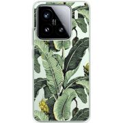Прозорий чохол BoxFace Xiaomi 15 Banana Leaves