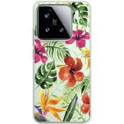 Прозорий чохол BoxFace Xiaomi 15 Tropical Flowers