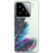 Прозорий чохол BoxFace Xiaomi 15 Feathers