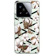 Прозорий чохол BoxFace Xiaomi 15 Cotton flowers