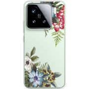 Прозорий чохол BoxFace Xiaomi 15 Floral