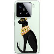 Чохол зі стразами Xiaomi 15 Egipet Cat