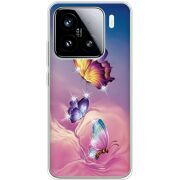 Чохол зі стразами Xiaomi 15 Butterflies