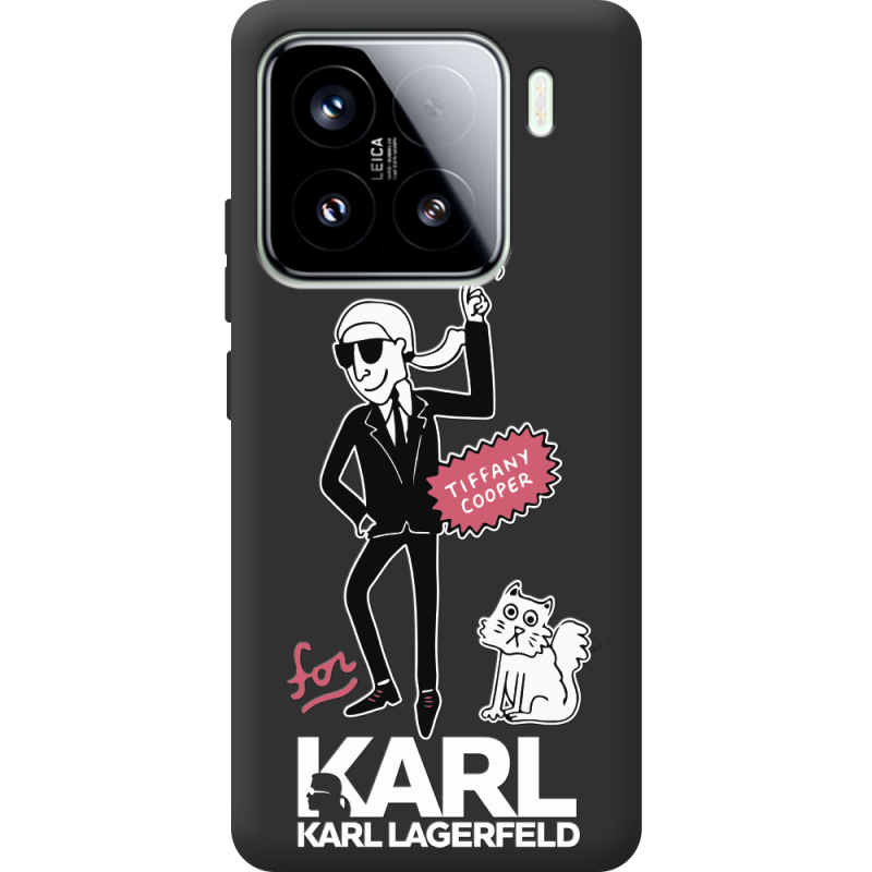 Чорний чохол BoxFace Xiaomi 15 For Karl
